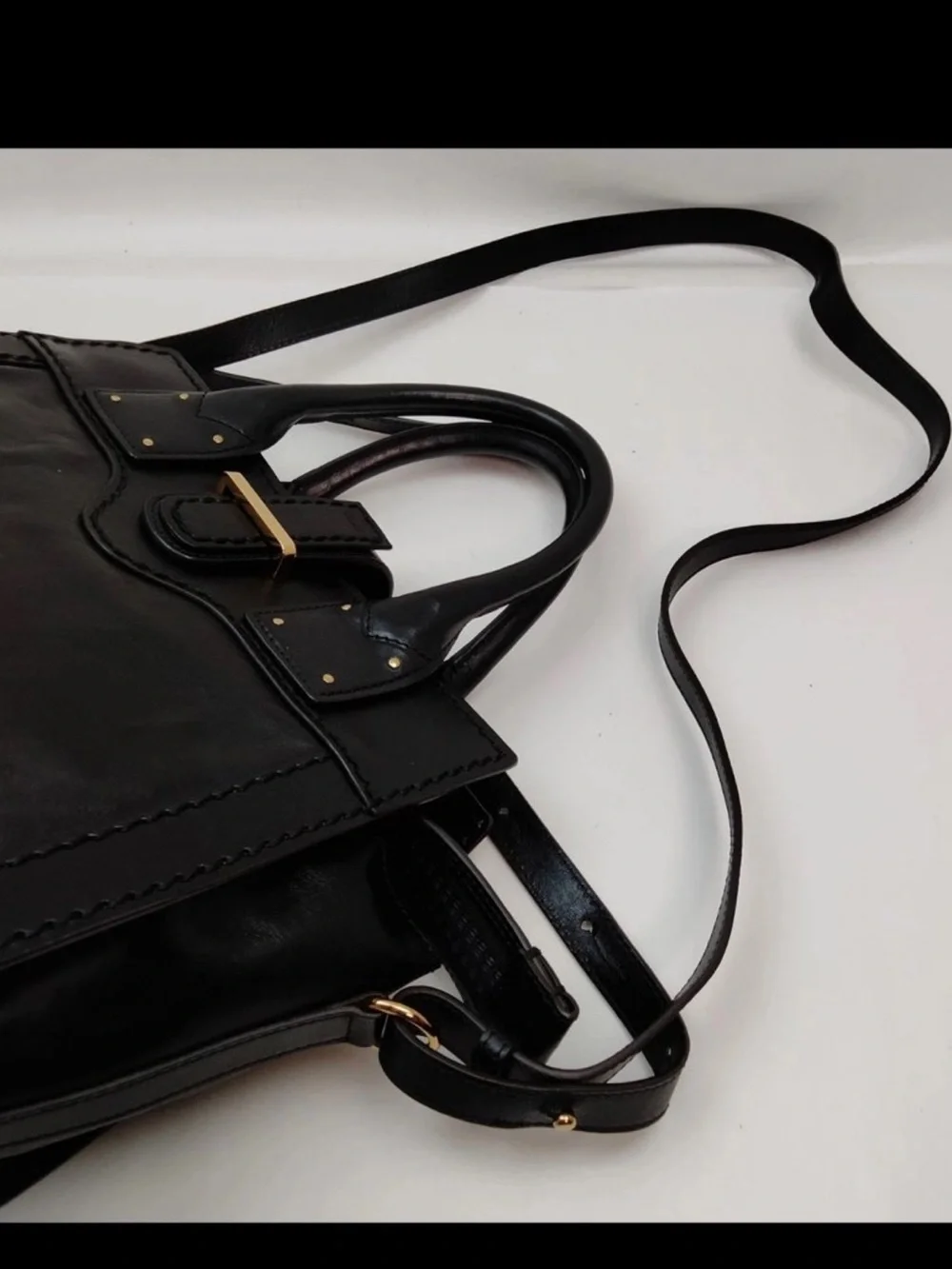 Black Leather Chloe Bag